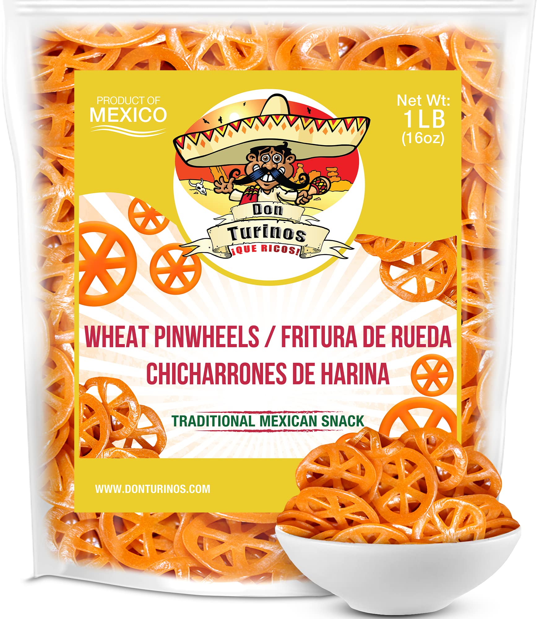 DON TURINOS Duritos wheels pack ready for sharing as a crunchy snack