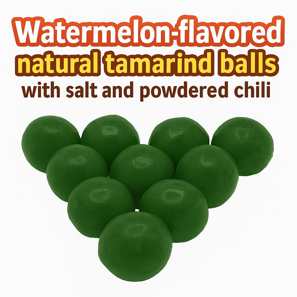 Don Turinos Watermelon Tamarindo Dots: refreshing bite perfect for summer gatherings.