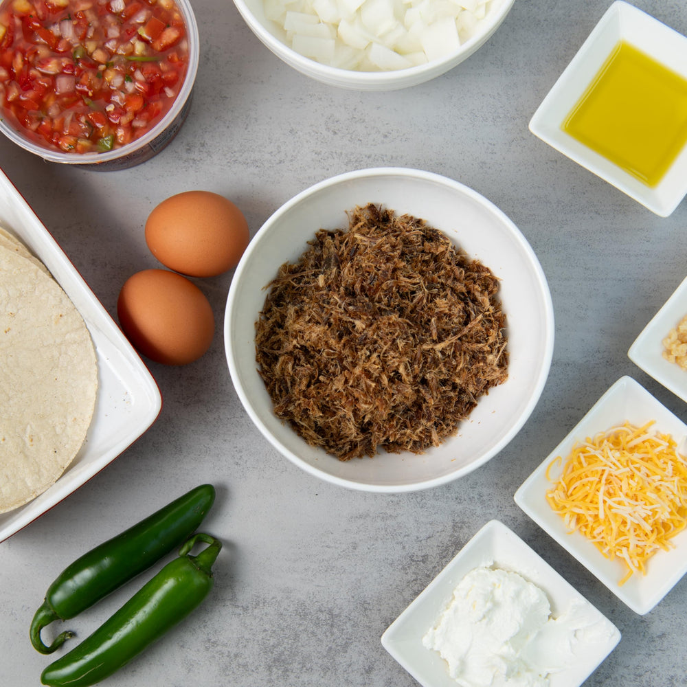 Dona Blanca gluten-free jerky slices ready for quick meals.