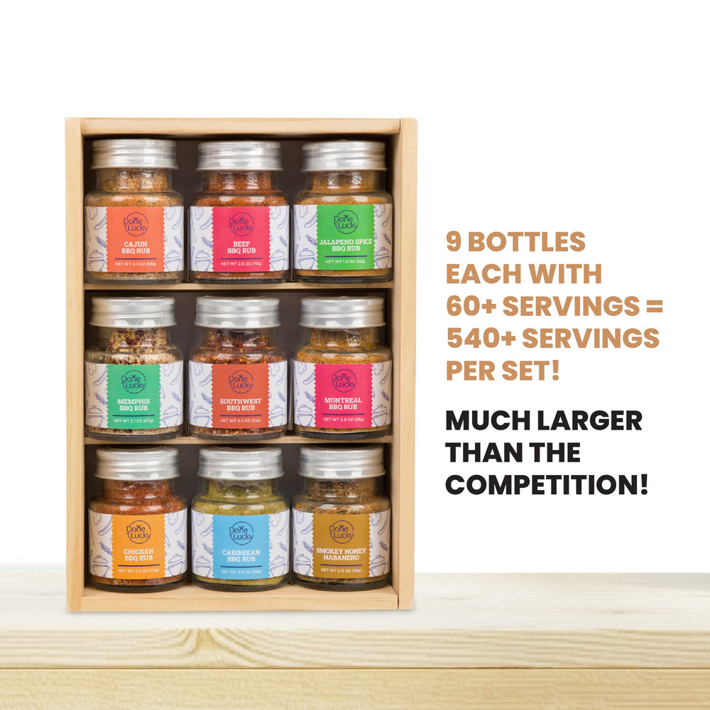 Done Lucky BBQ Rub Gift Set serving ideas inspire tasty evenings at home
