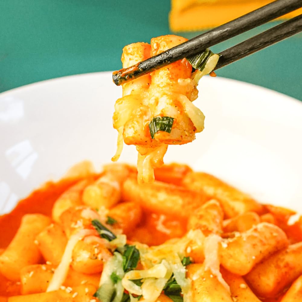 DONG WON Topokki street-food inspired plate invites sharing and flavor.