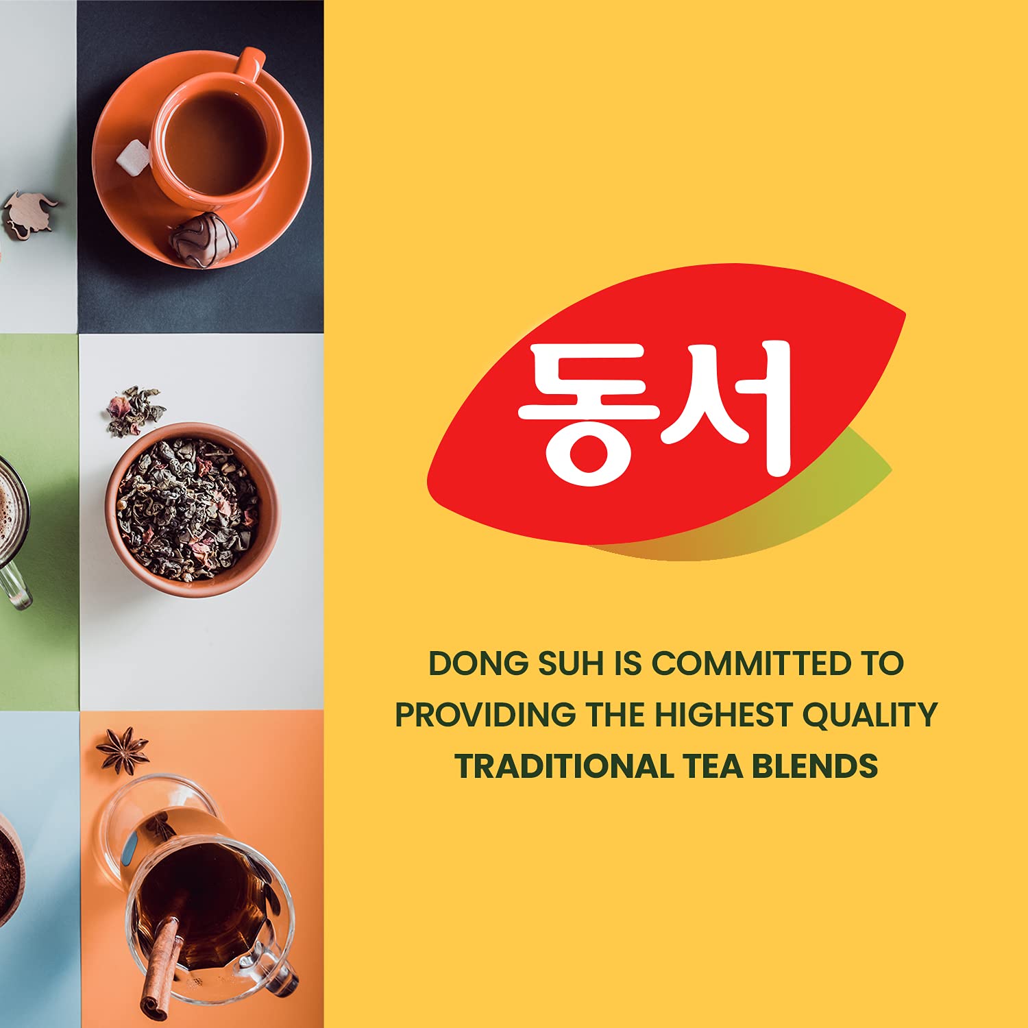 Relaxing moment with Dongsuh Corn Tea for hydration and calm.
