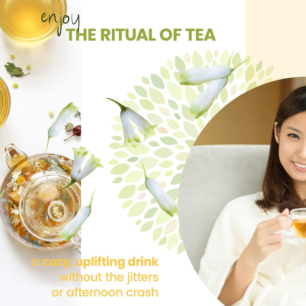 Dongsuh Solomon's Seal Tea relaxing moment, ideal for self-care breaks