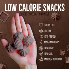 Don't Worry meringue cookie gluten-free and low sugar snack.