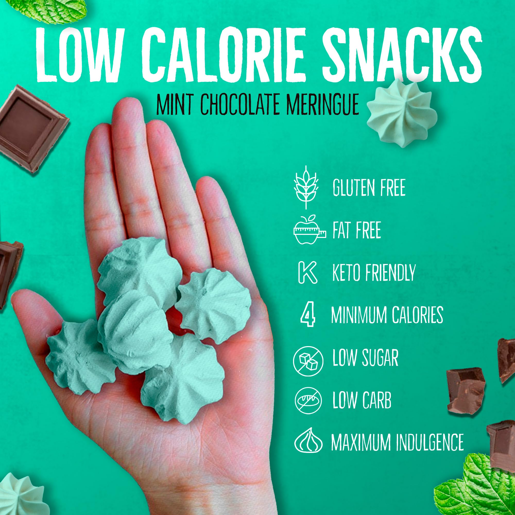 Don't Worry mint meringue outer view showcases bright flavor