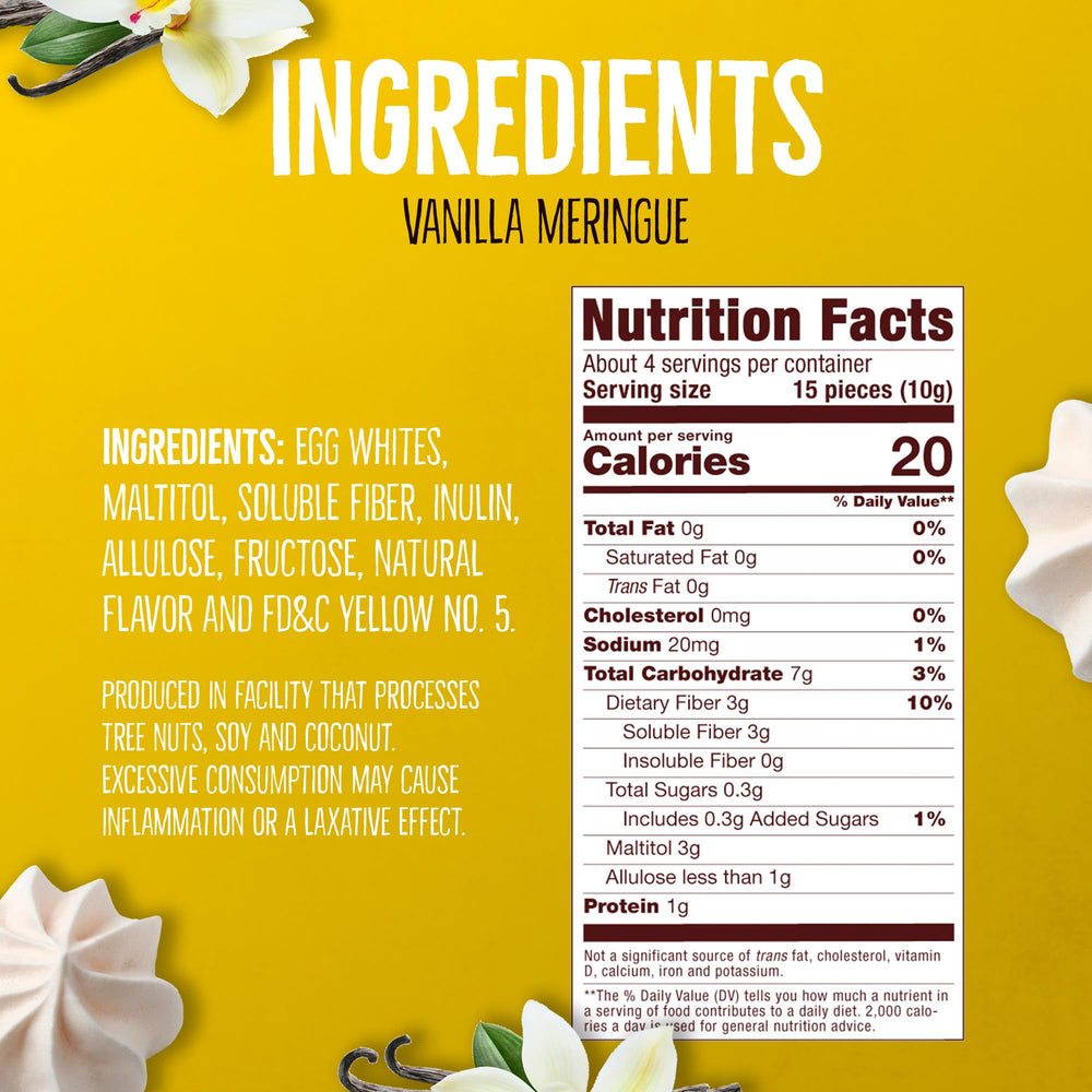 Don't Worry strawberry meringue cookies close-up, gluten-free treat ideal for keto snacking.
