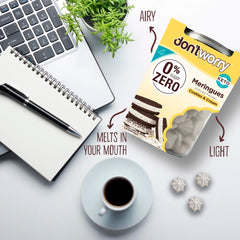 Dont Worry Meringue Cookies Vanilla: light, gluten-free delight for sweet moments.