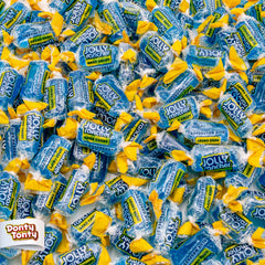 Donty-Tonty Blue Raspberry hard candy bulk display bag ready for events