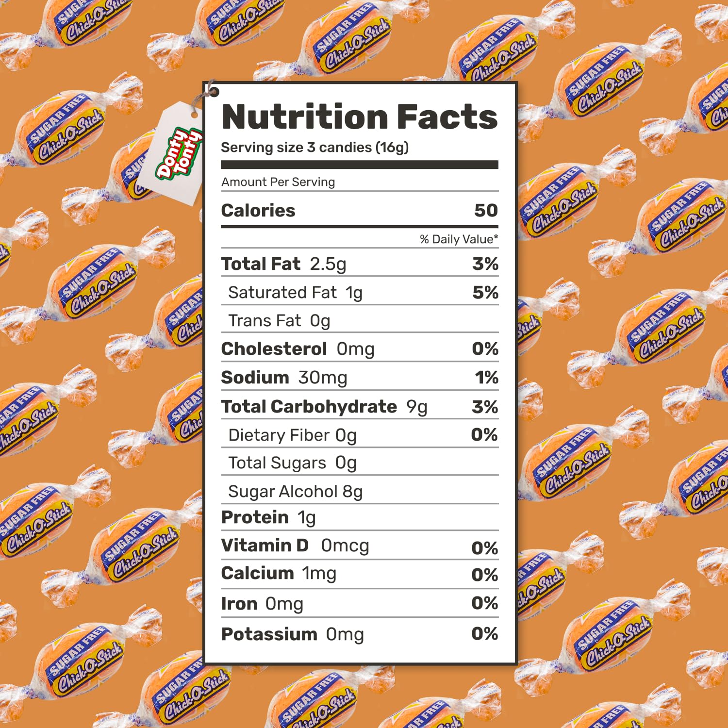 Donty-Tonty Candy Nuggets offer bite-sized portions for quick, controlled indulgence.