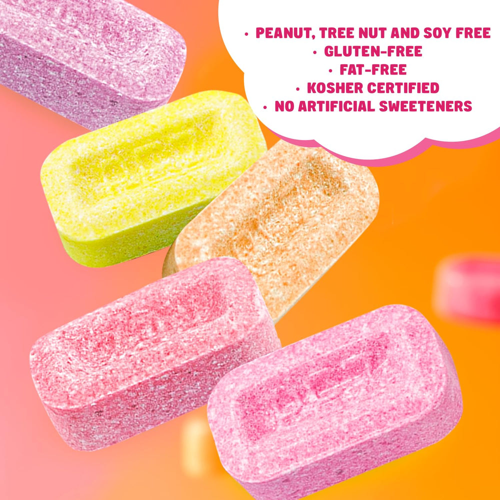 Donty-Tonty cherry flavor candy close-up, perfect for sharing at gatherings.
