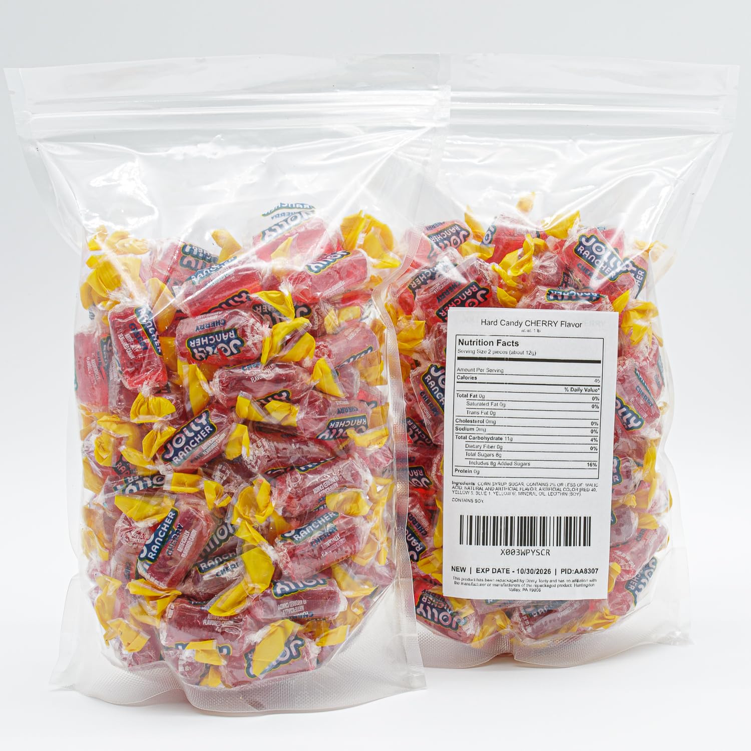 Donty-Tonty Cherry Hard Candy resealable bag preserves freshness and flavor between uses