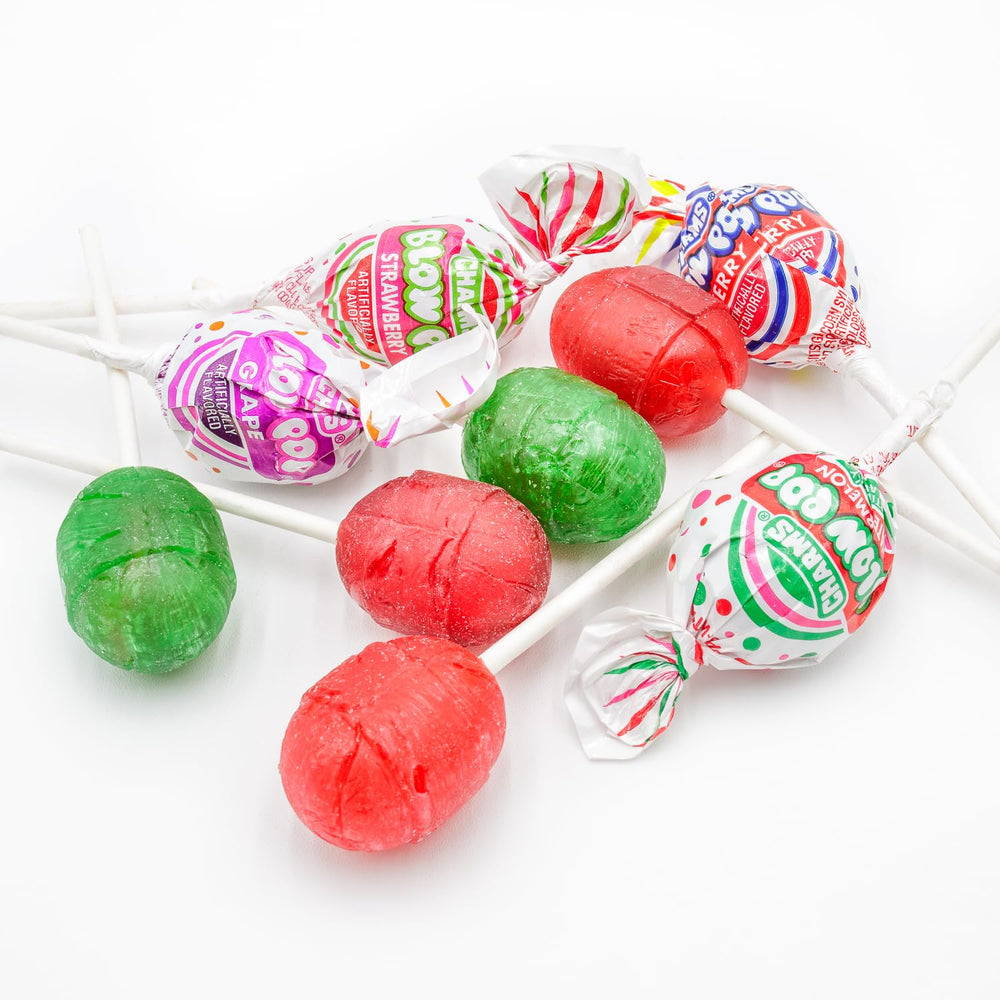 Donty-Tonty bubble gum center adds chewy fun to each lollipop.