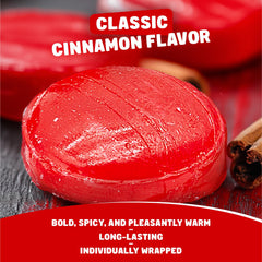 Donty-Tonty Cinnamon discs slow-melt texture delivering lasting spicy-sweet finish