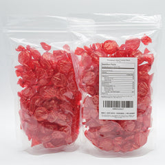 Donty-Tonty Cinnamon hard candy in a transparent bag keeps freshness visible