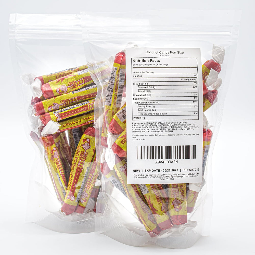 Donty-Tonty Coconut Candy 24-oz package ideal for parties and gifting.