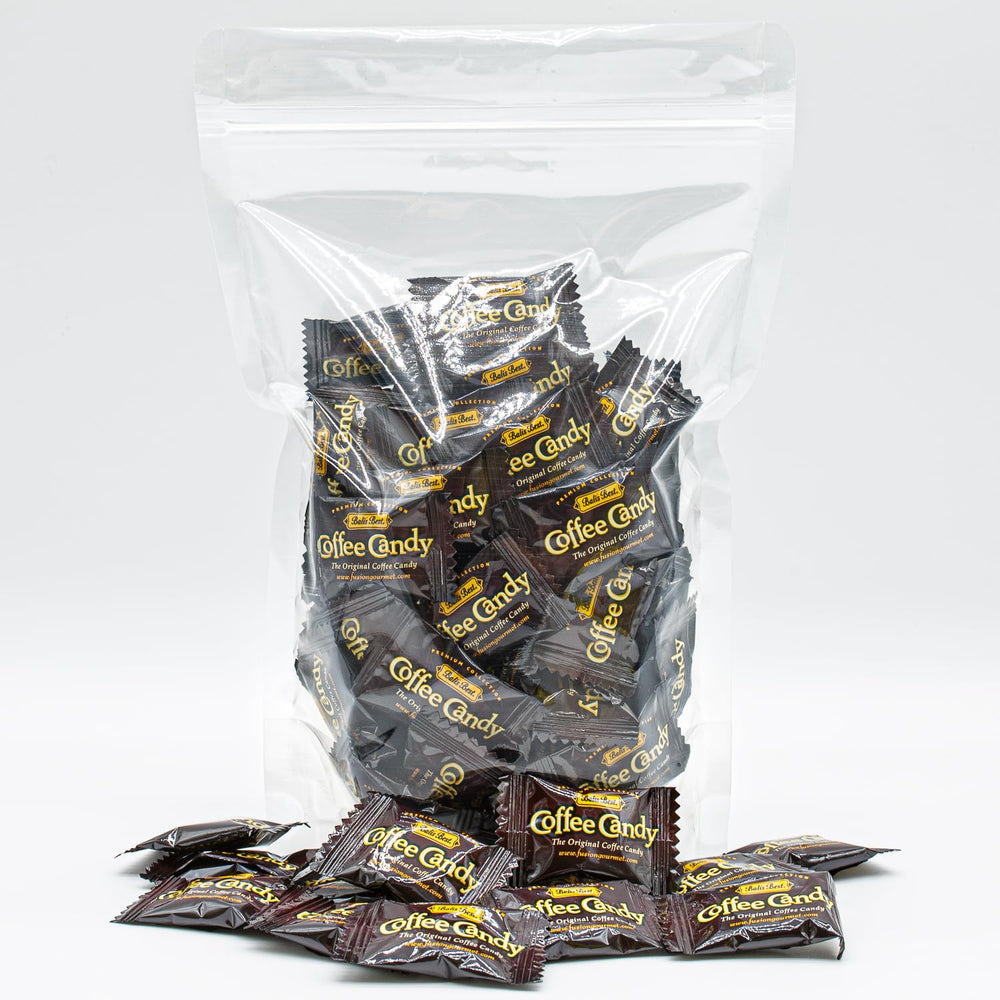 Donty-Tonty Coffee Candy in a bowl demonstrates shareable treats for office or events.