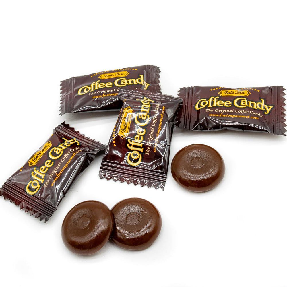 Donty-Tonty coffee candy on desk ready for a quick treat