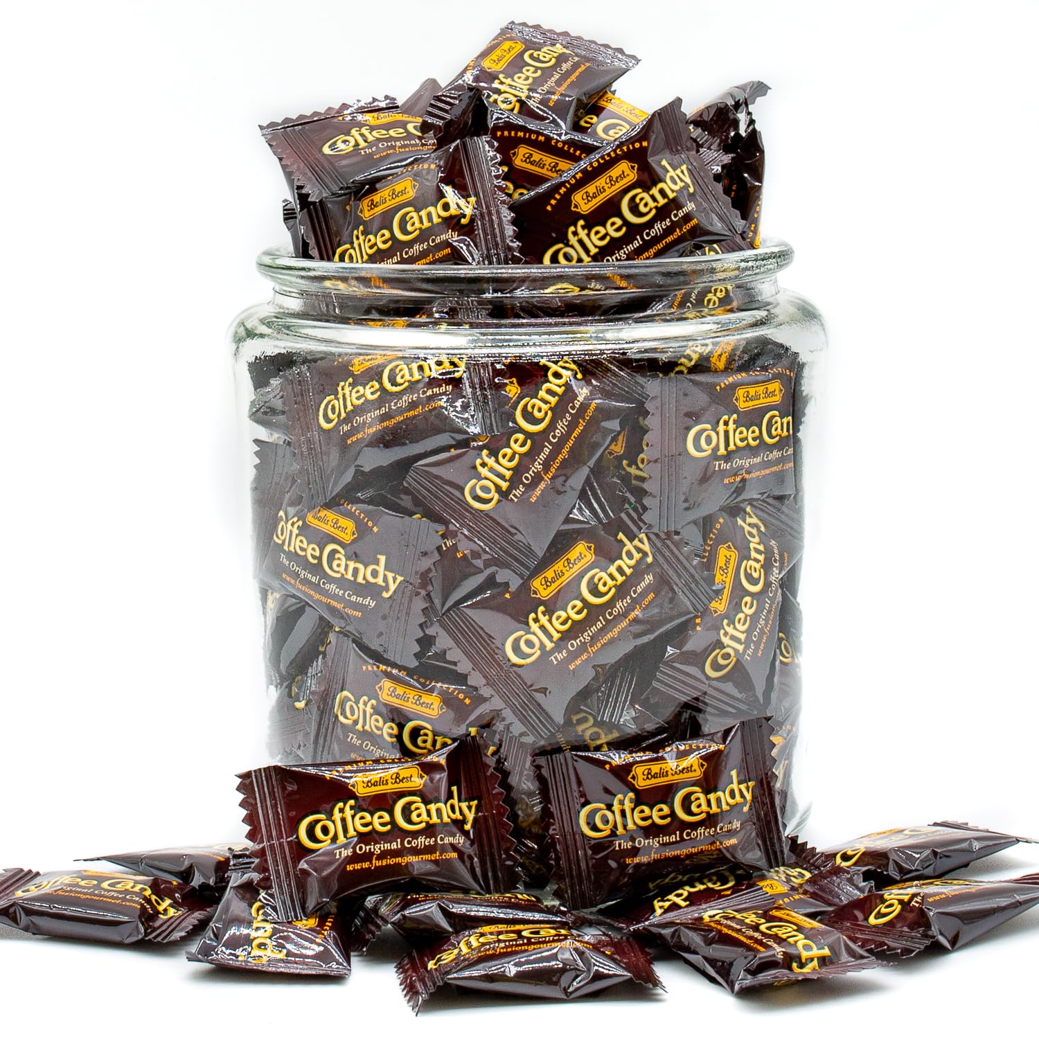 Donty-Tonty Coffee Candy resealable bag keeps freshness between servings.
