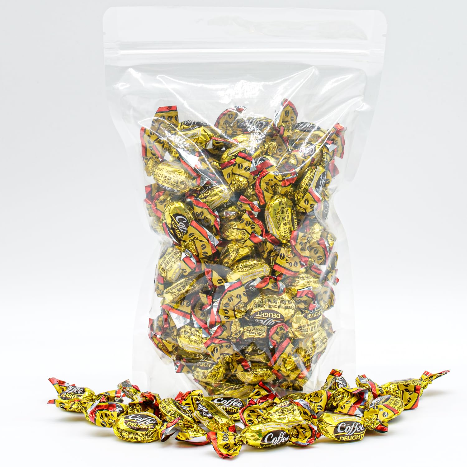 Donty-Tonty coffee candy dissolves slowly for evolving flavor.