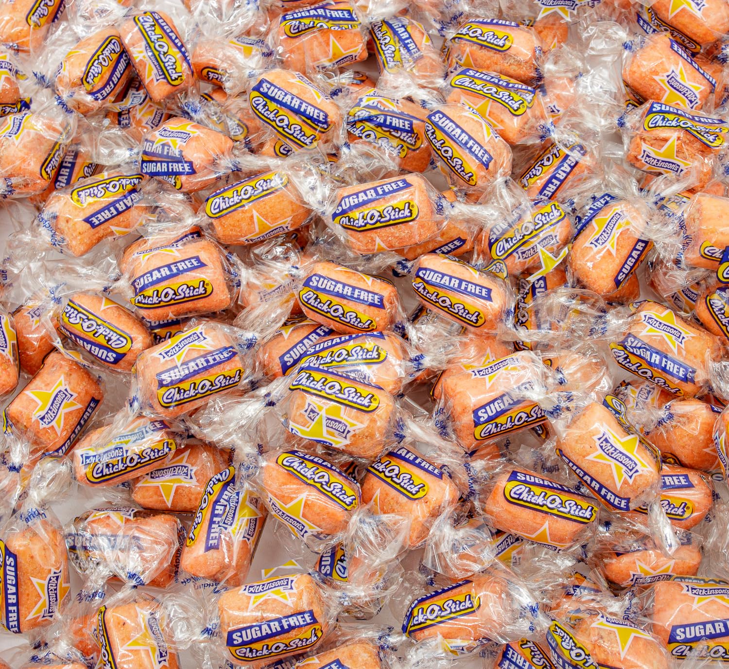 Donty-Tonty Crunchy Candy bulk bag reveals crisp texture and sugar-free snacking for parties.