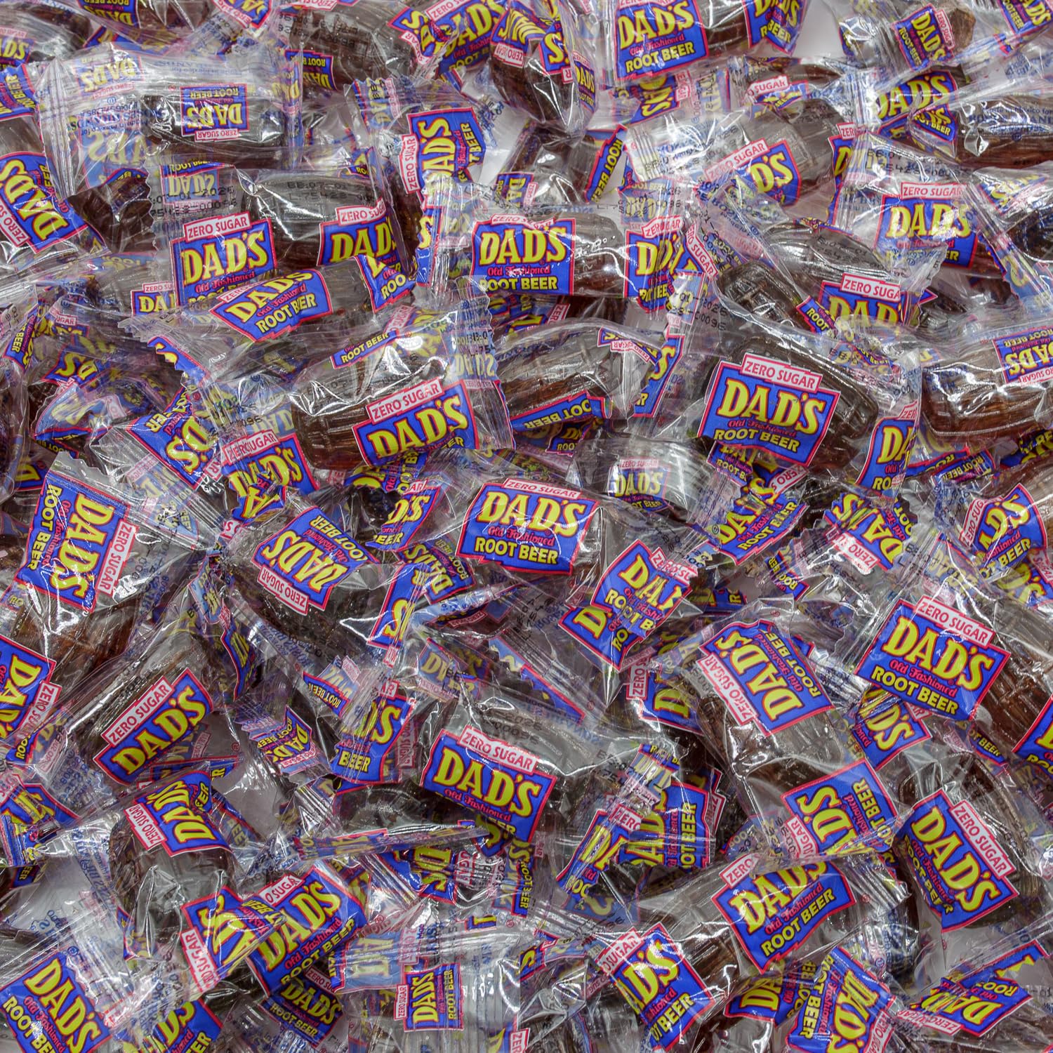 Donty-Tonty Dad's Root Beer Barrels bulk bag front view for easy sharing.