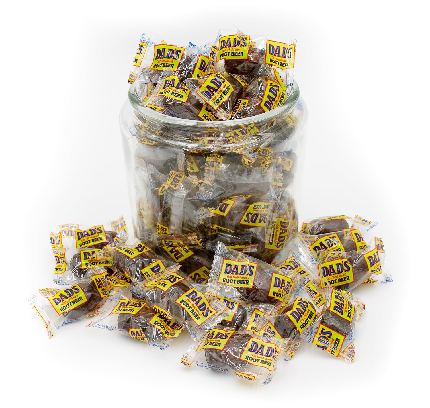Donty-Tonty DAD'S ROOT BEER BARRELS on-the-go snack for trips.
