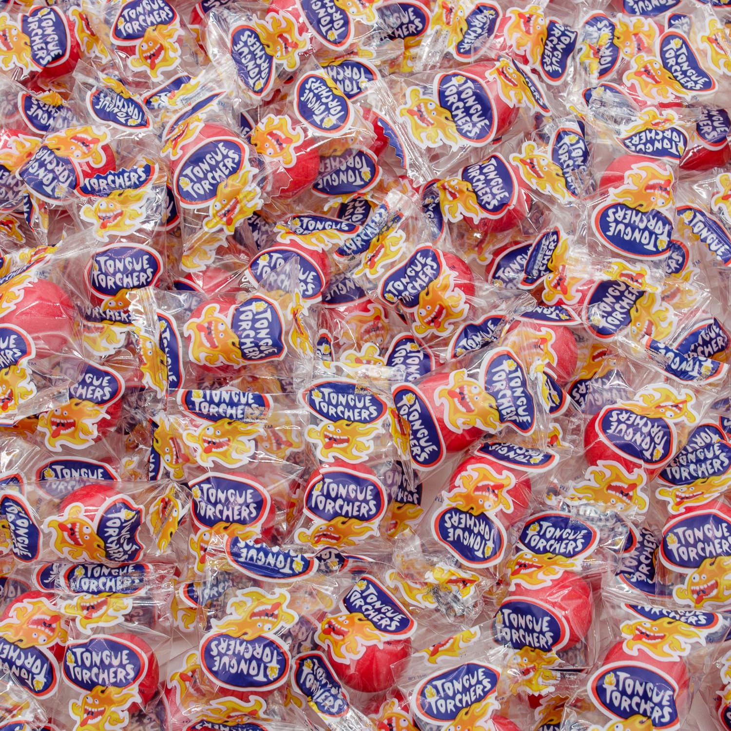 Donty-Tonty Fireball Candy 2lb bag front shows bold cinnamon flavor for sharing.