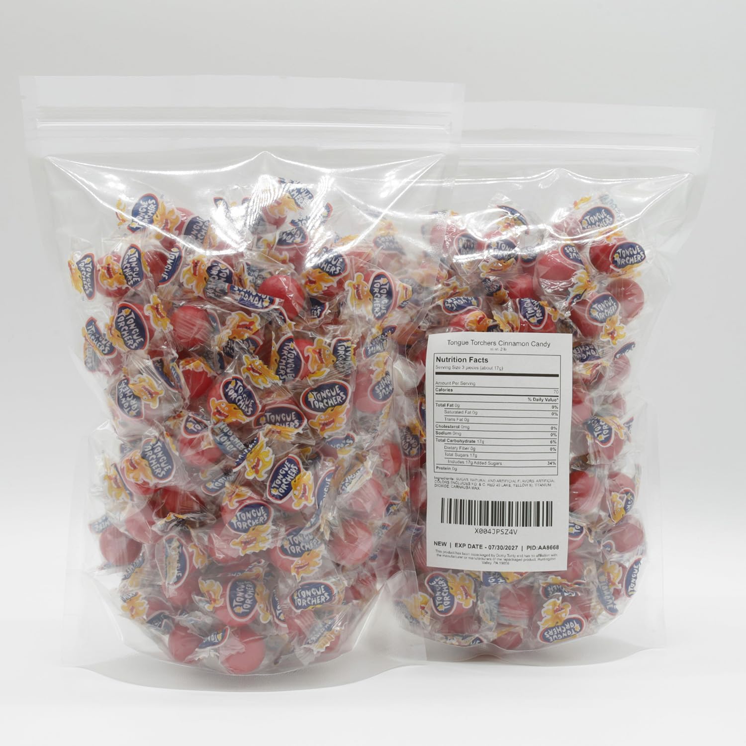 Donty-Tonty Fireball Candy 2lb party tray demonstrates sharing at events.