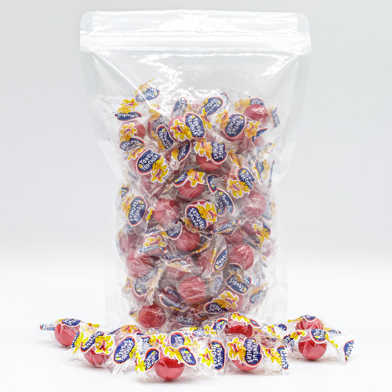Donty-Tonty Fireball Candy 2lb resealable bag keeps freshness for ongoing snacking.