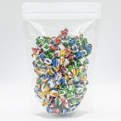 Donty-Tonty four-flavor assortment highlights blackberry, peach, green apple, and cherry.