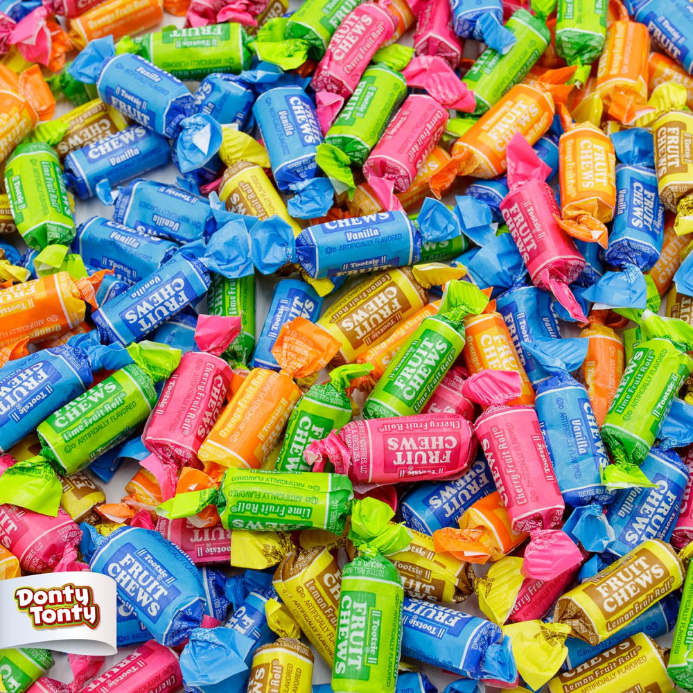 Donty-Tonty Fruit Chews bulk bag for parties and sharing.