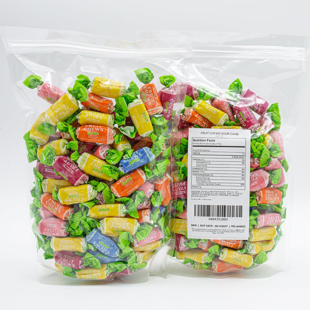Donty-Tonty Fruit Chews orange flavor—tangy on the go