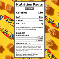 Donty-Tonty Honey Candy piece closeup highlights soft chew texture