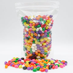 Donty-Tonty Jelly Beans in clear packaging keeps candy visible