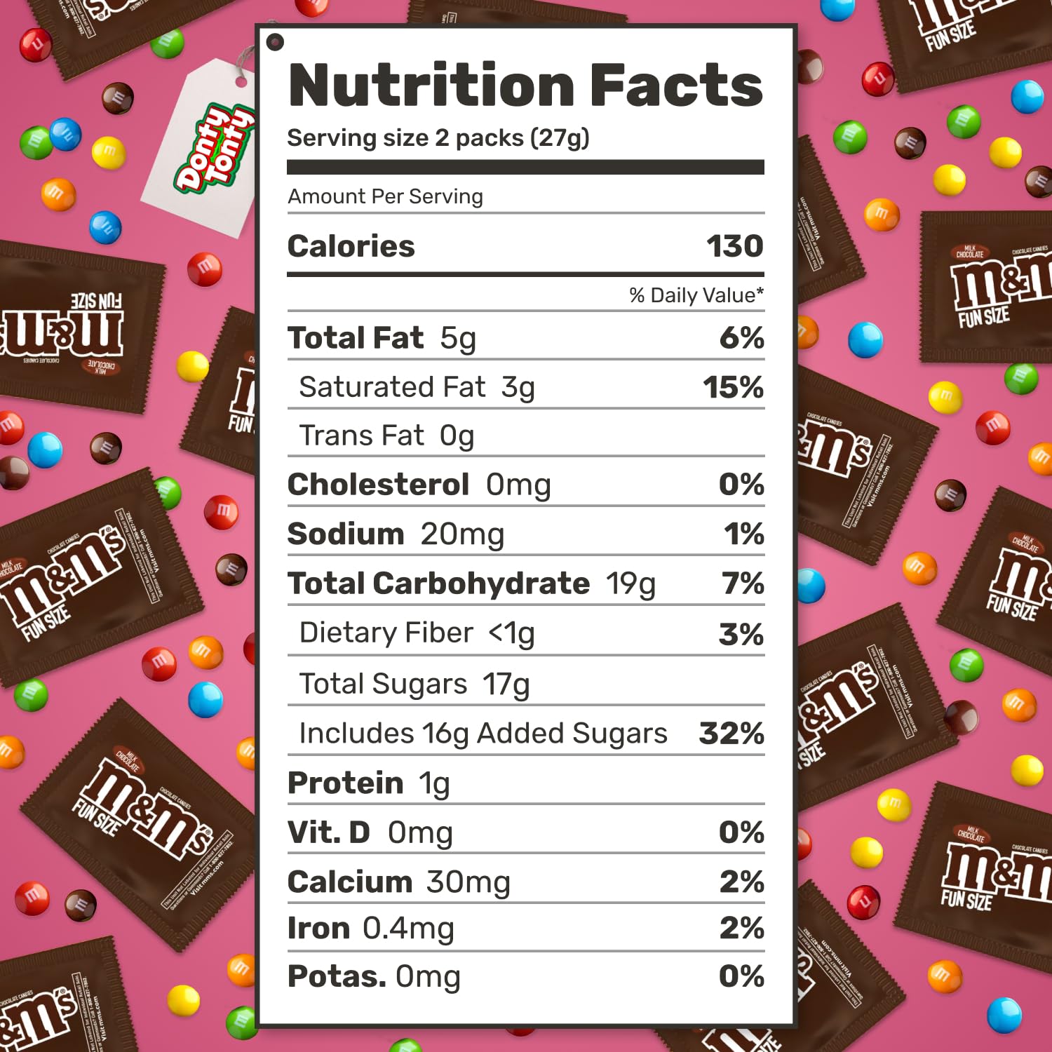 Donty-Tonty fun-size packs for easy sharing and on-the-go snacking.