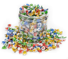 Donty-Tonty candy four flavors colorful mix for tasting.