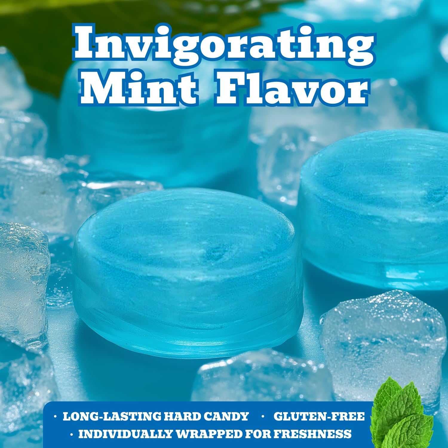 Donty-Tonty Mint Drops individually wrapped candies for hygiene and easy sharing.