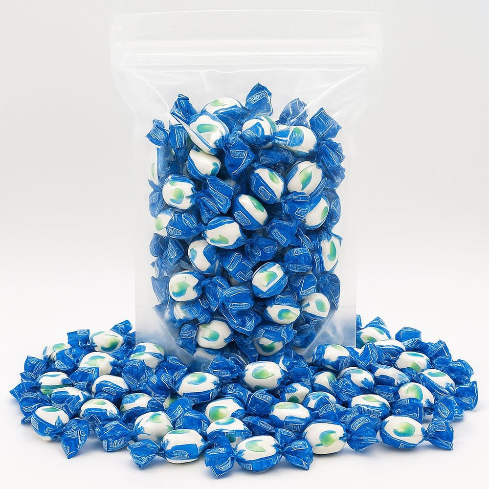 Donty-Tonty Mint Drops packaging for easy pantry storage or event displays.