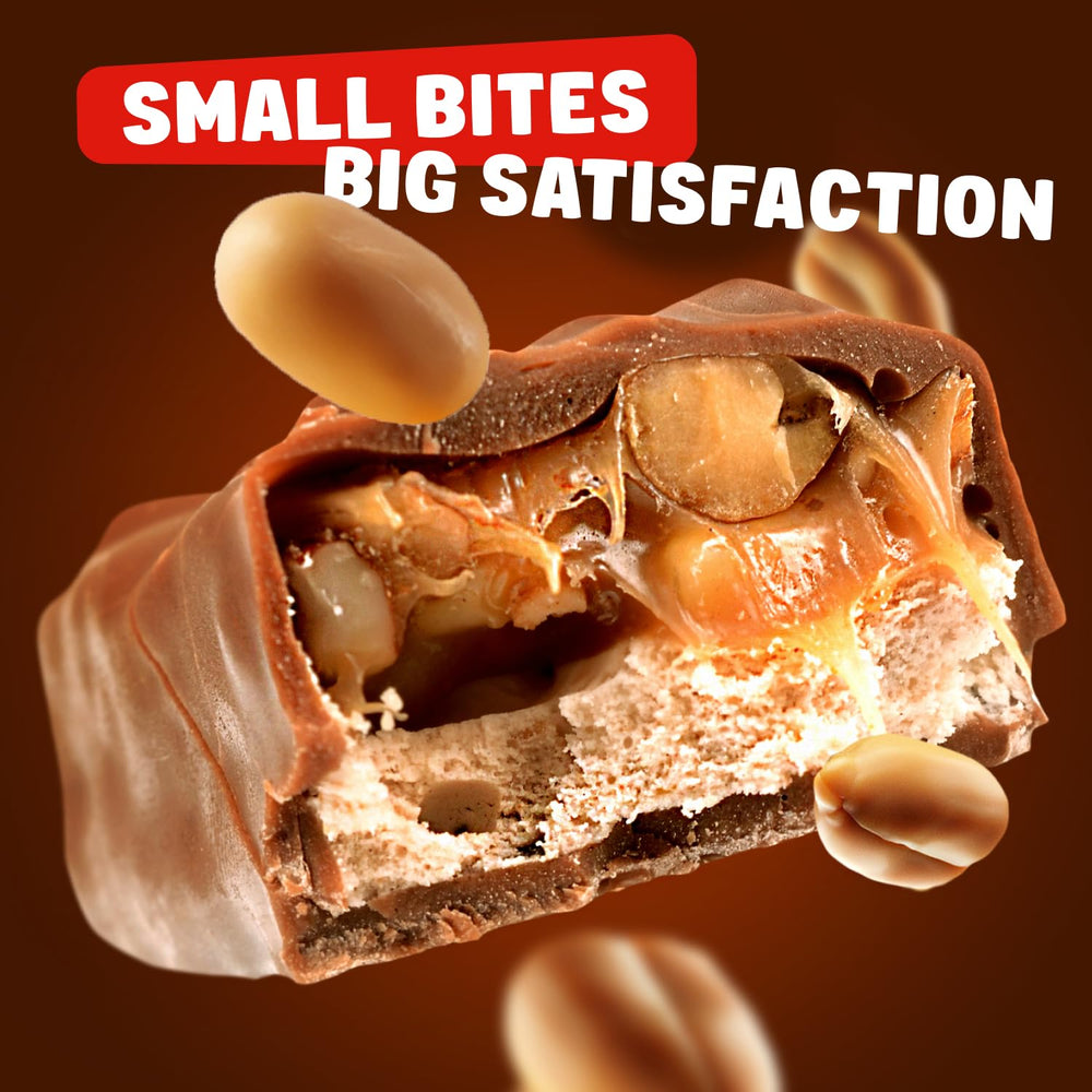 Donty-Tonty nougat peanuts caramel milk chocolate mix highlights varied textures.