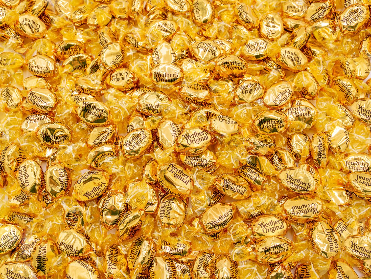Donty-Tonty original caramel hard candy bulk bag ready for sharing