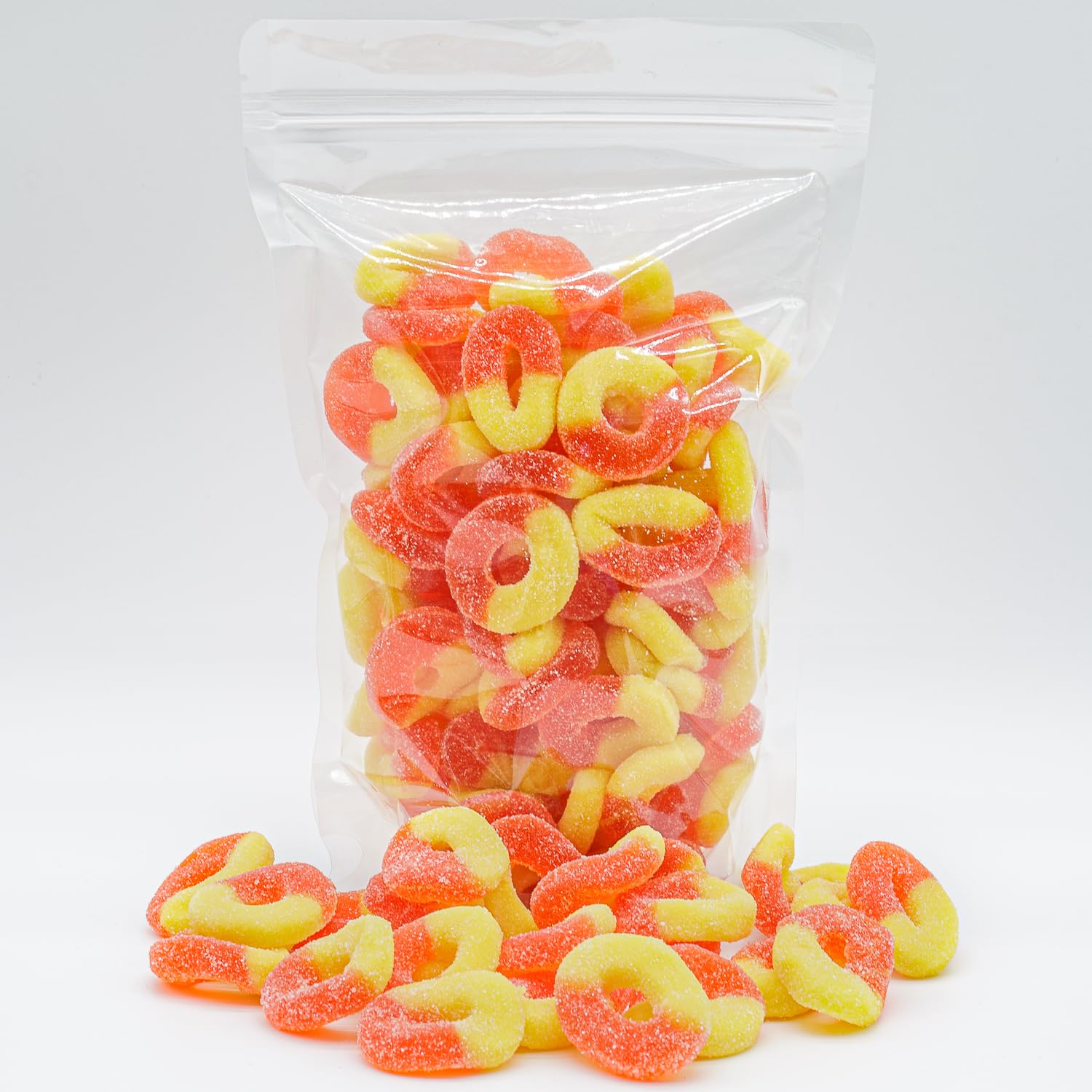Donty-Tonty Peach Rings serving idea on a snack table for sharing.