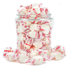 Donty-Tonty peppermint taffy individually wrapped for on-the-go enjoyment.