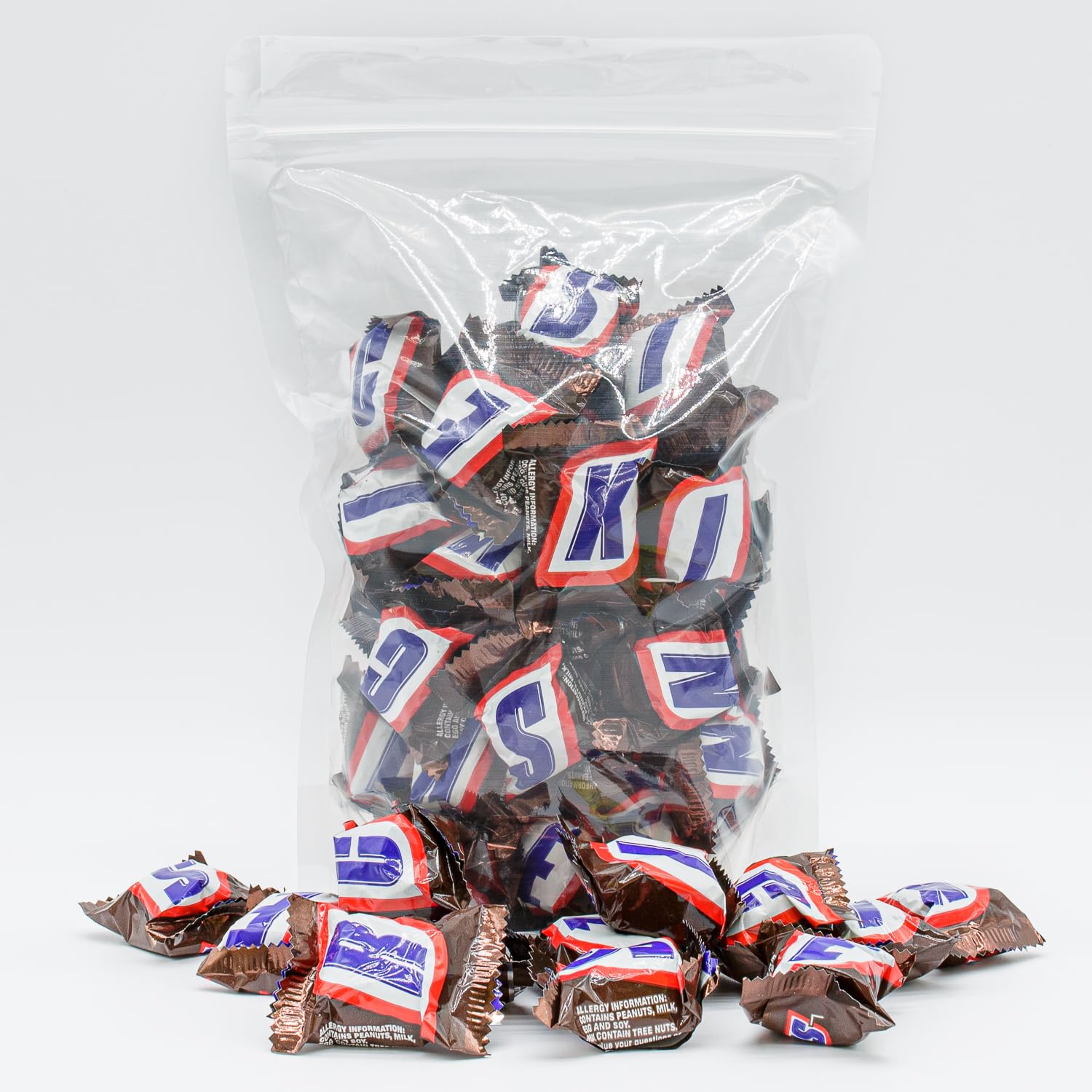 Donty-Tonty resealable bag keeps candies fresh during transit and storage.