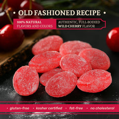 Donty-Tonty sanded texture candy drops close-up for a smooth bite.