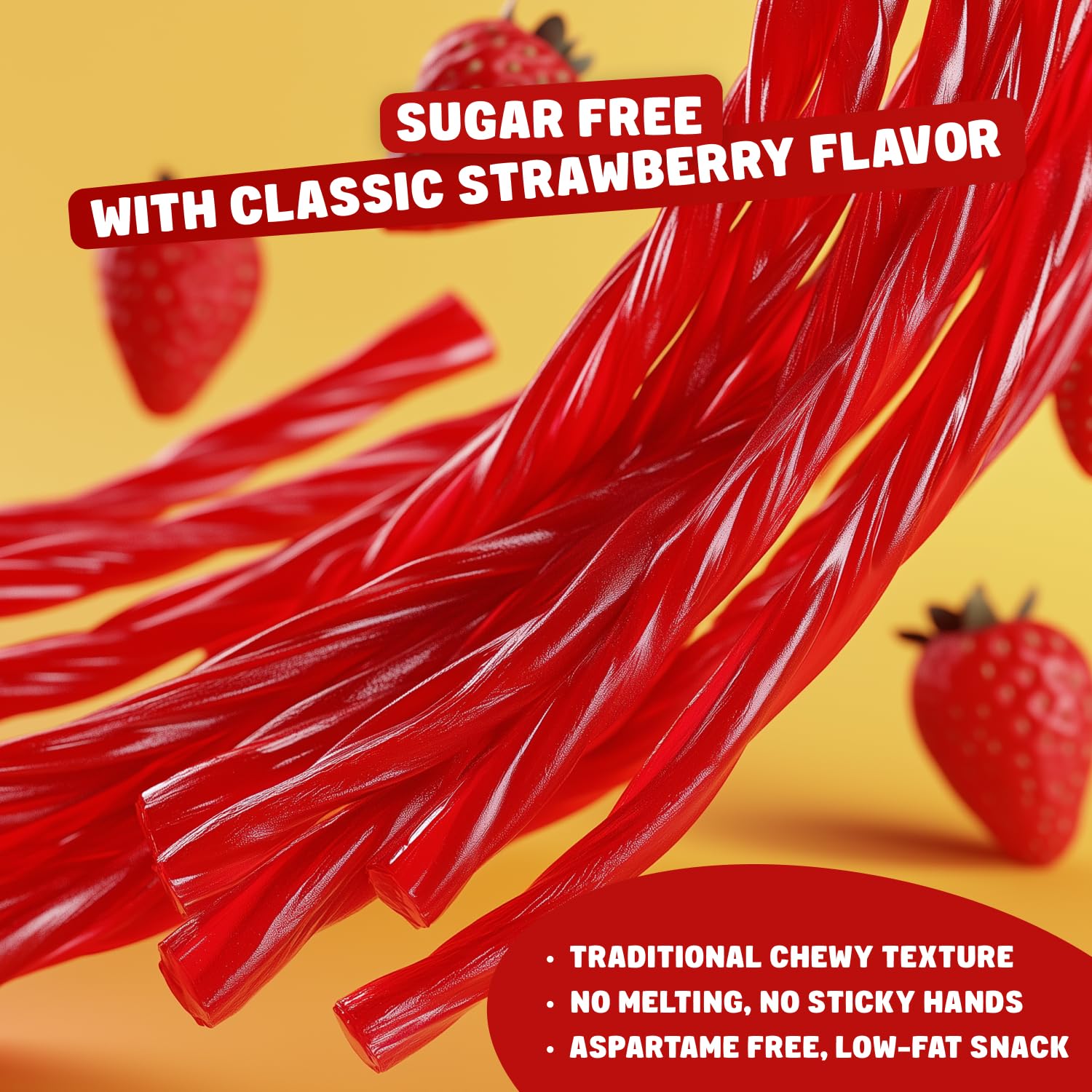 Donty-Tonty soft and chewy licorice texture delivers a satisfying bite.