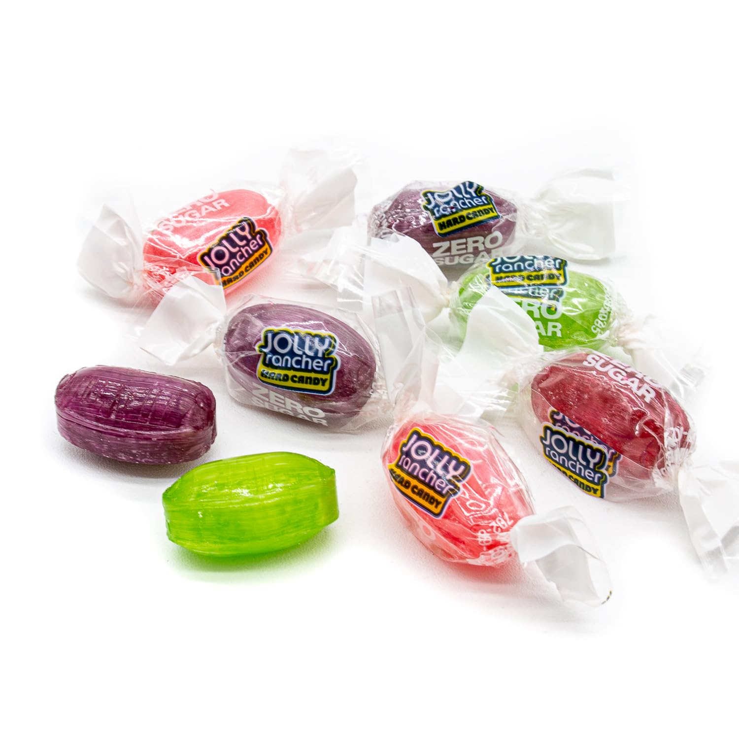 Donty-Tonty Sugar Free Jolly Ranchers grape-flavor signaling bold snacking options