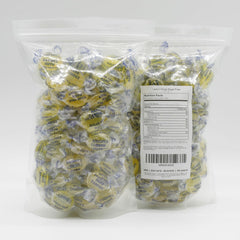 Donty-Tonty Lemon Drops close-up showing bright citrus flavor for sugar-free treats.