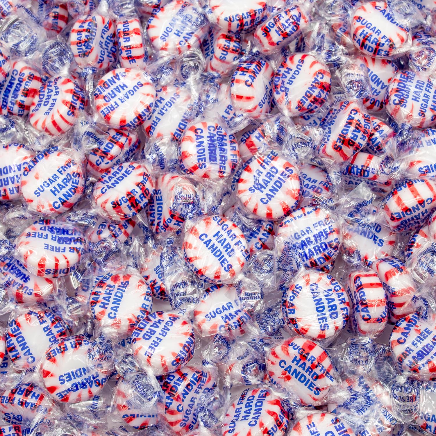 Donty-Tonty sugar-free peppermint starlight mints in a resealable 1 lb bag for easy sharing
