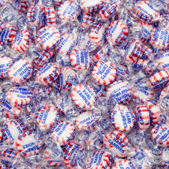 Donty-Tonty sugar-free peppermint starlight mints in a resealable 1 lb bag for easy sharing