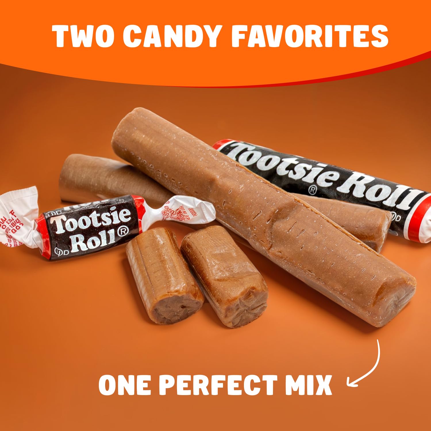 Donty-Tonty Taffy classic chocolatey taste with smooth chew.